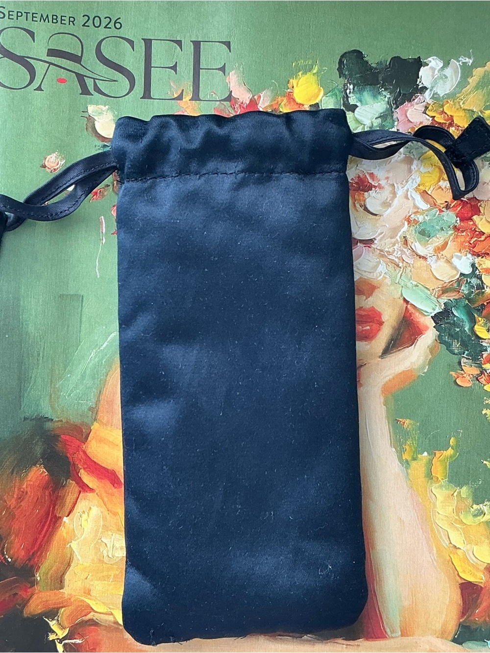 Prada Blue Drawstring Pouch - - Picture 2 of 4